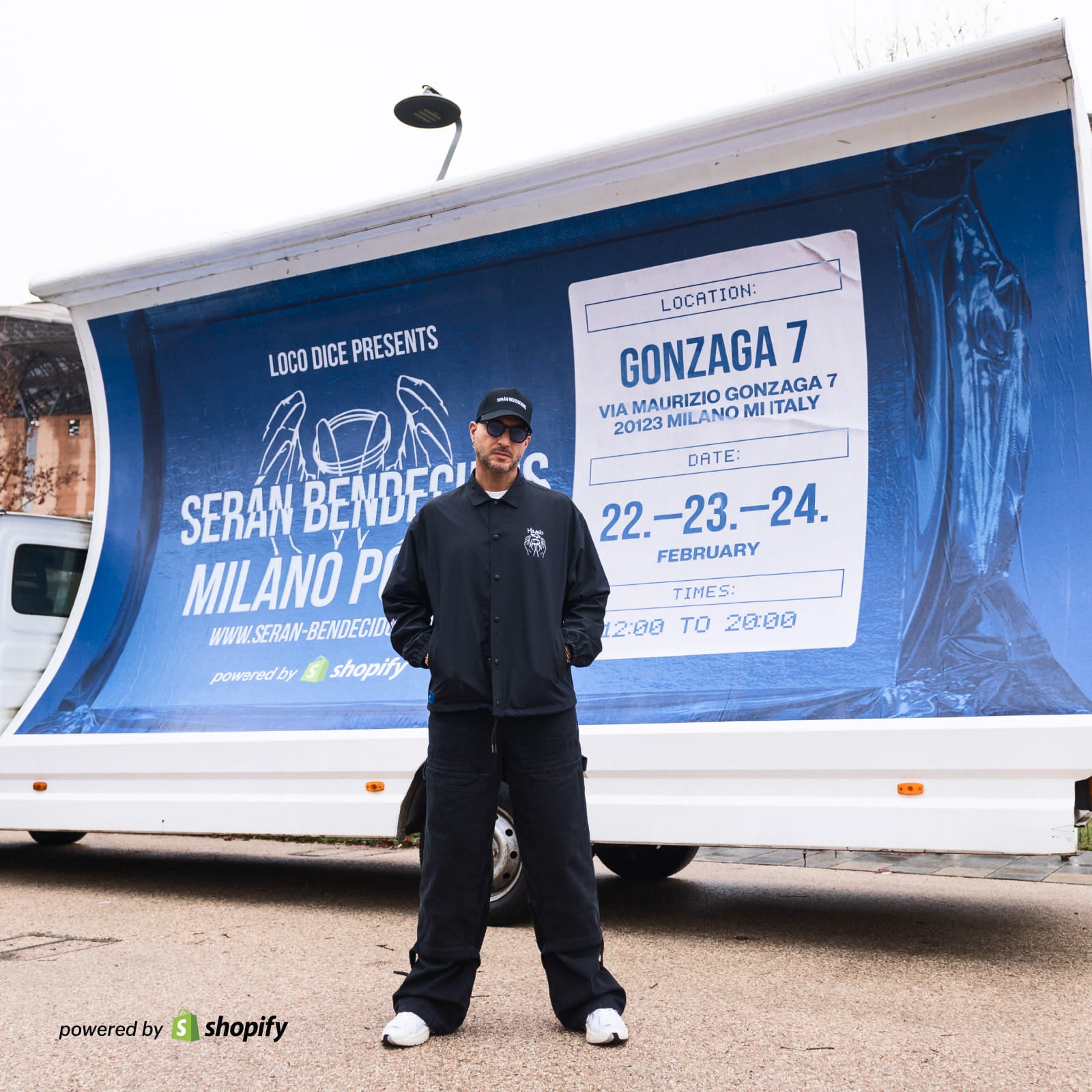 Loco Dice Launches 'Serán Bendecidos' Streetwear in Strategic Partnership with Shopify at Milan Fashion Week 2024