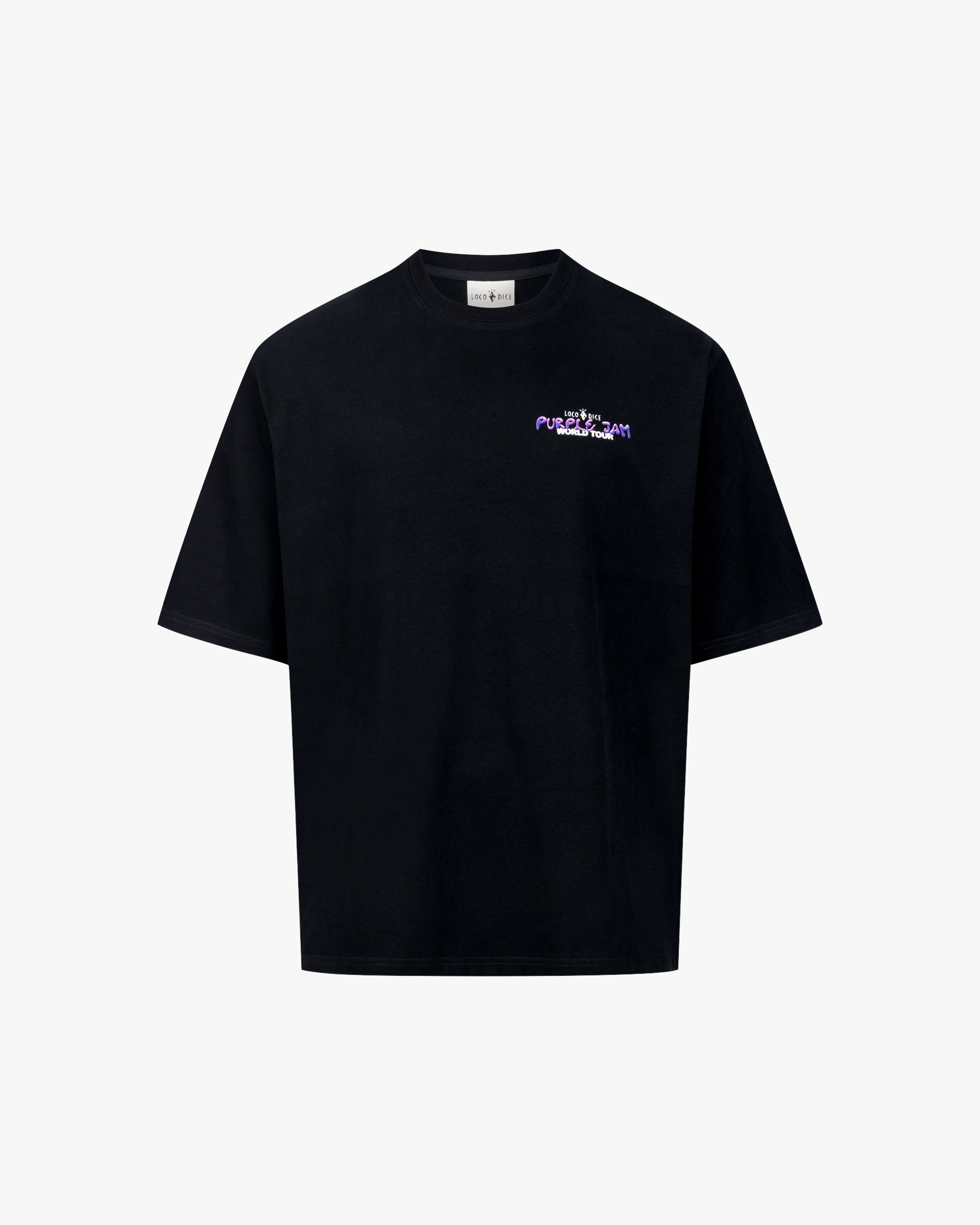 Loco Dice X Purple Jam Tee in Black