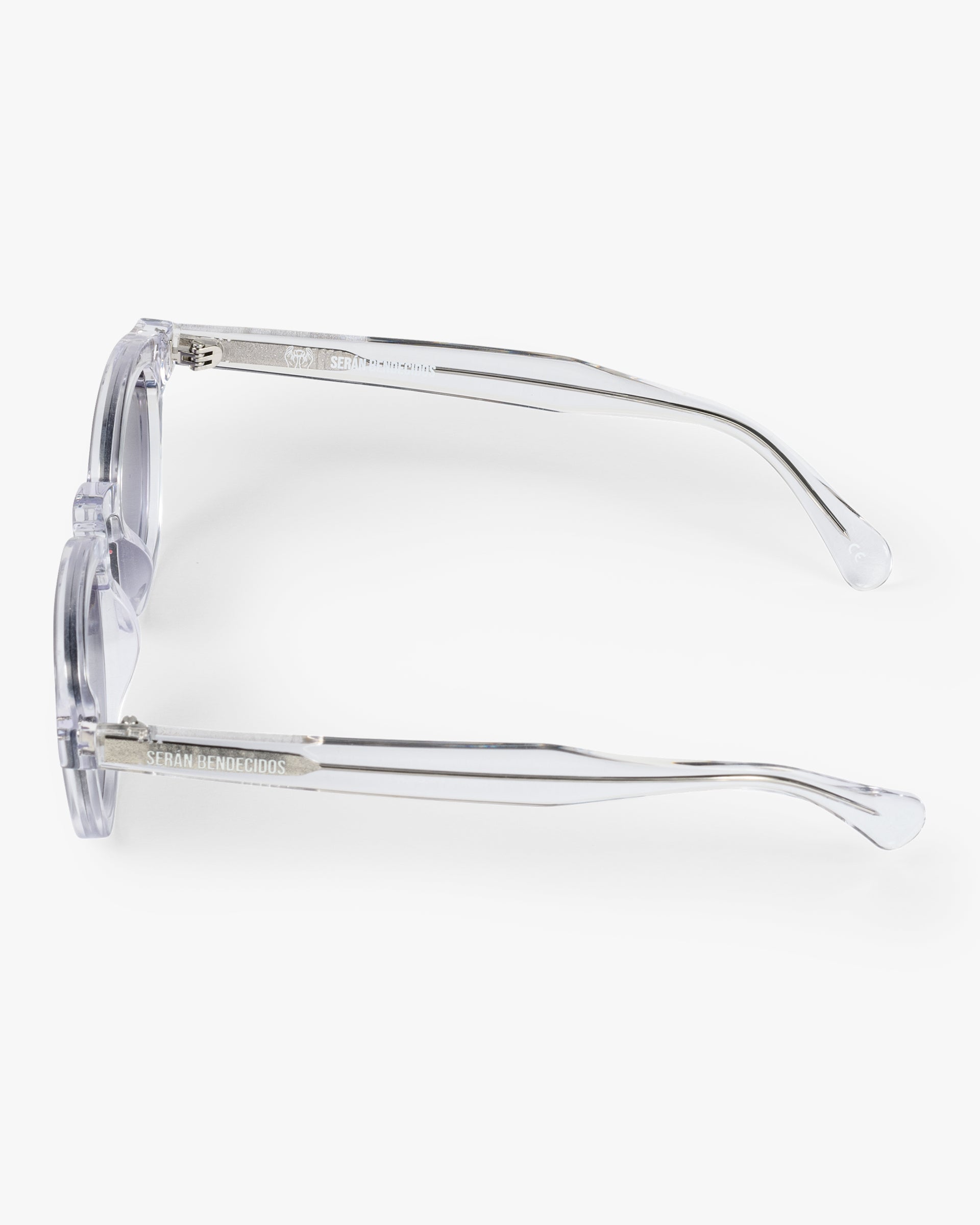 SB Sunglasses Transparent Frame with Gradient Grey Lenses