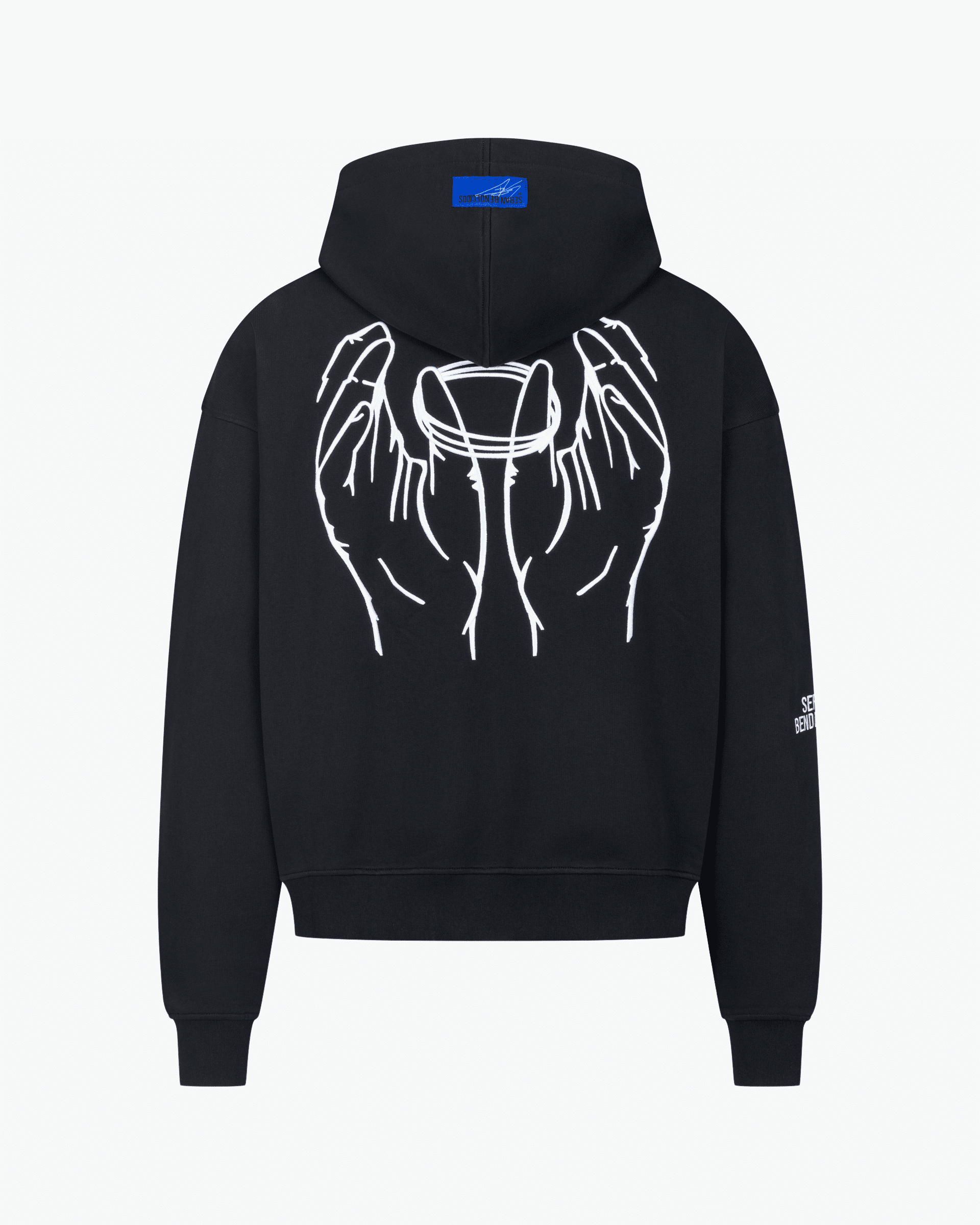 Signature Zip Hoodie Black