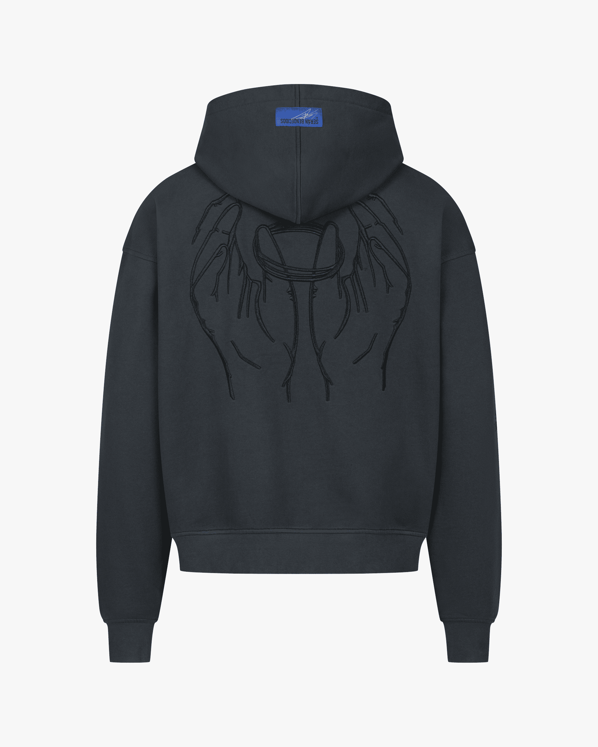 Signature Zip Hoodie Grey