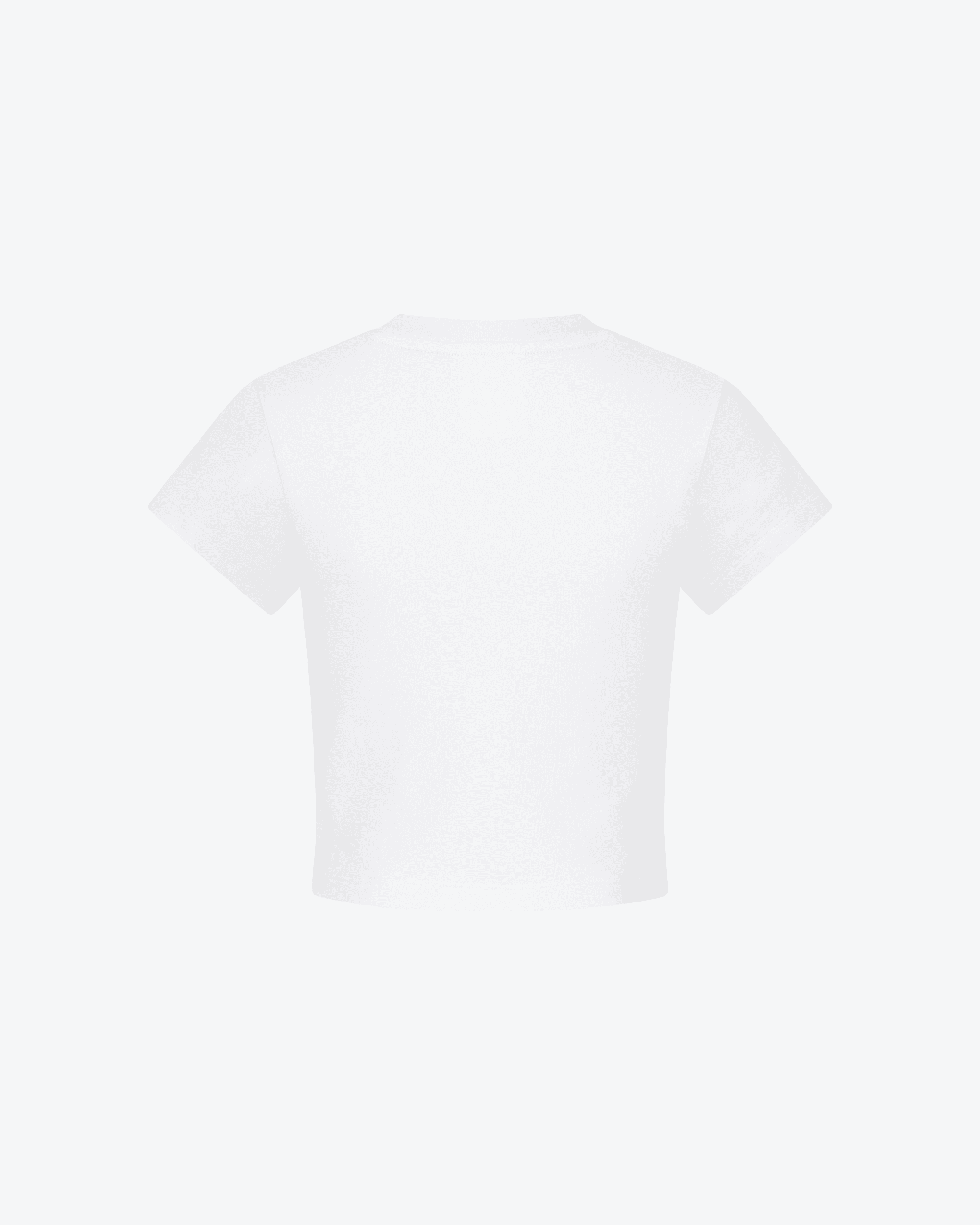 Signature Baby Tee White
