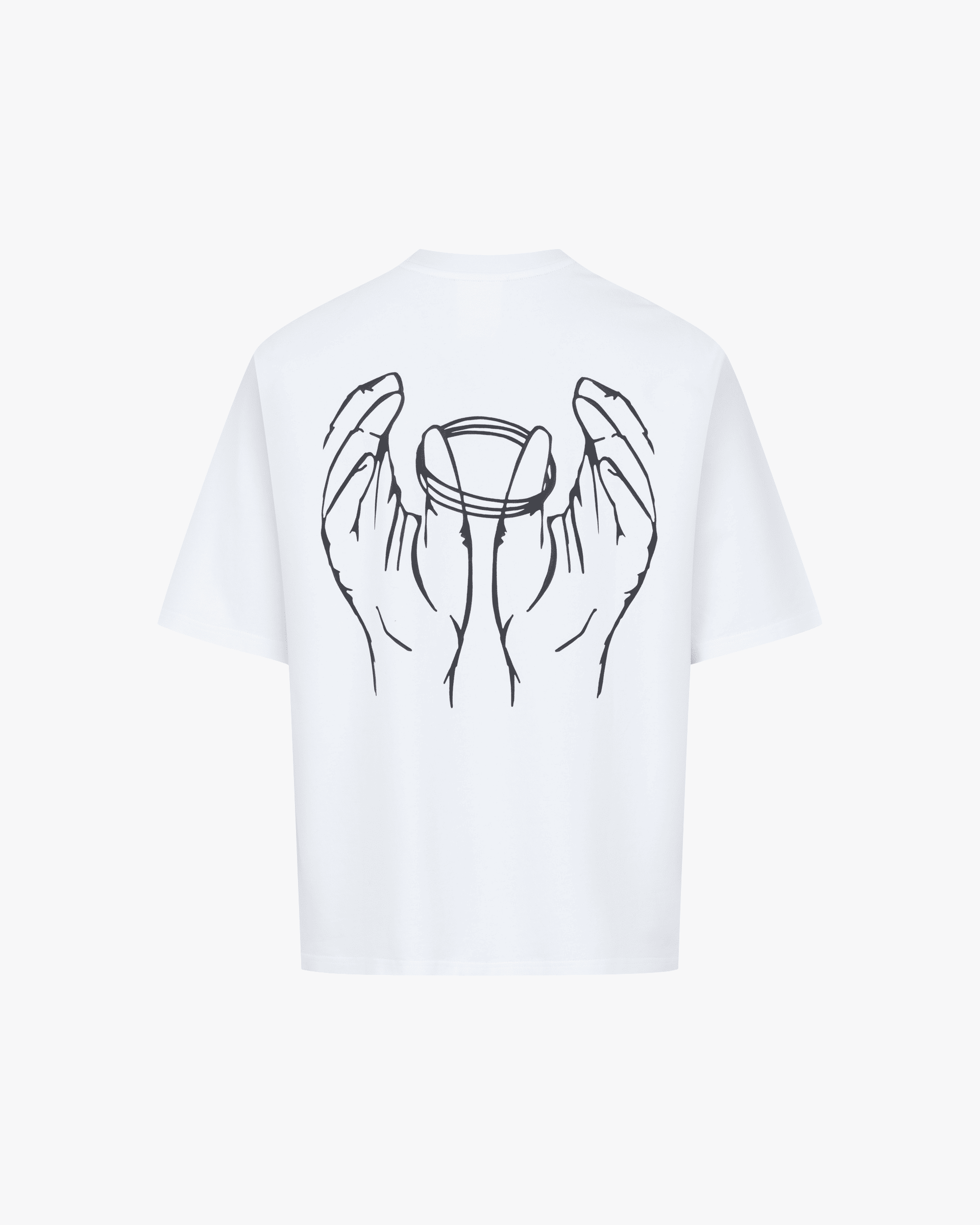 Signature Tee White (Black backside)