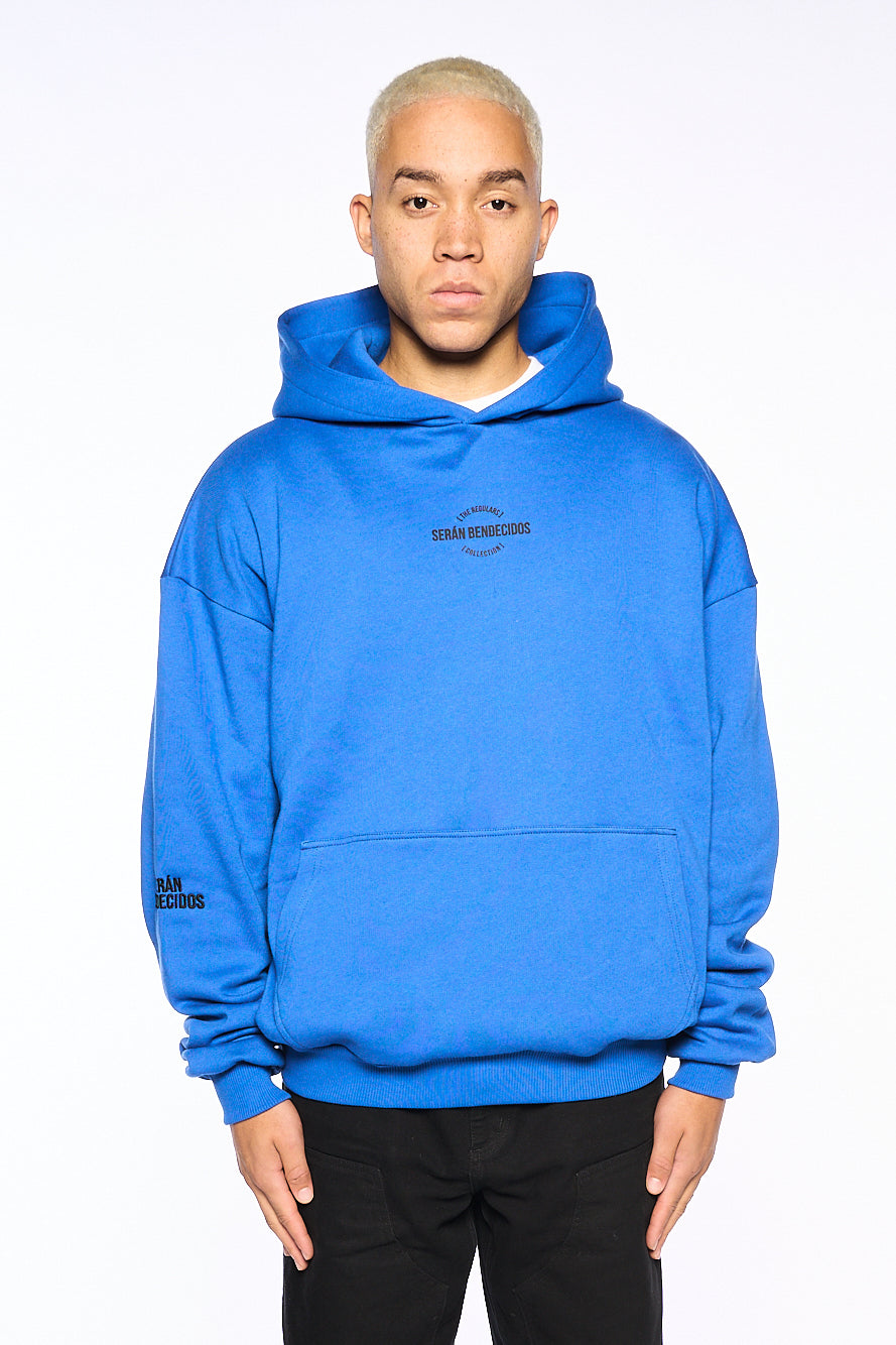 The Regulars Blue Hoodie Mens - Seran Bendecidos