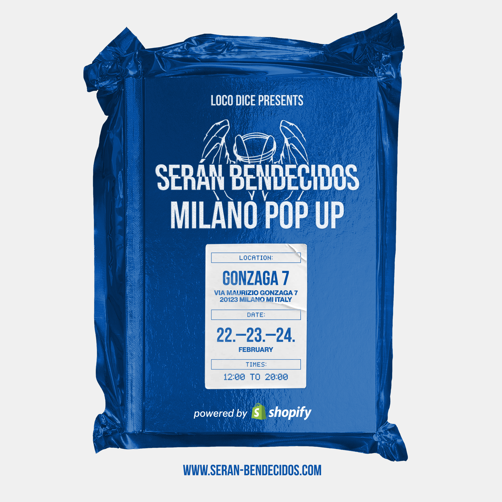 Serán Bendecidos by Loco Dice - Pop Up Store - Milano FW24