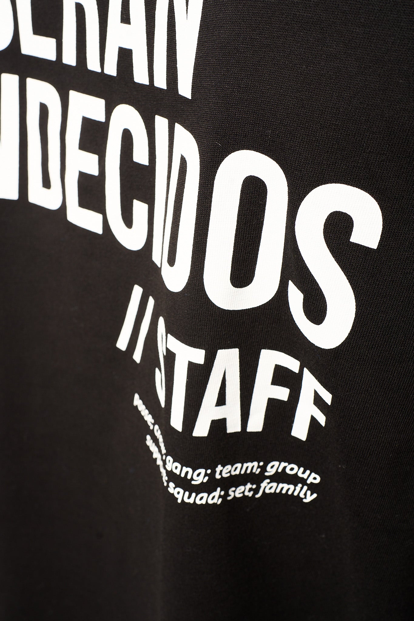 Staff Tee Black